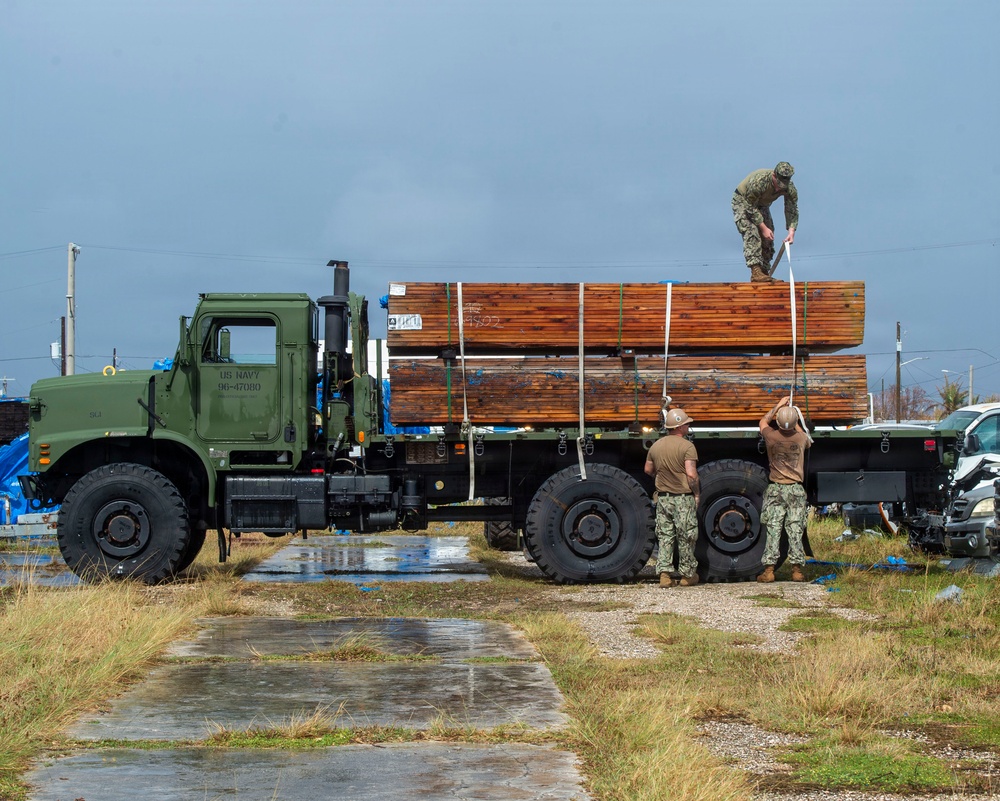 U.S. Armed Forces Help Rebuild Saipan After Sinlaku
