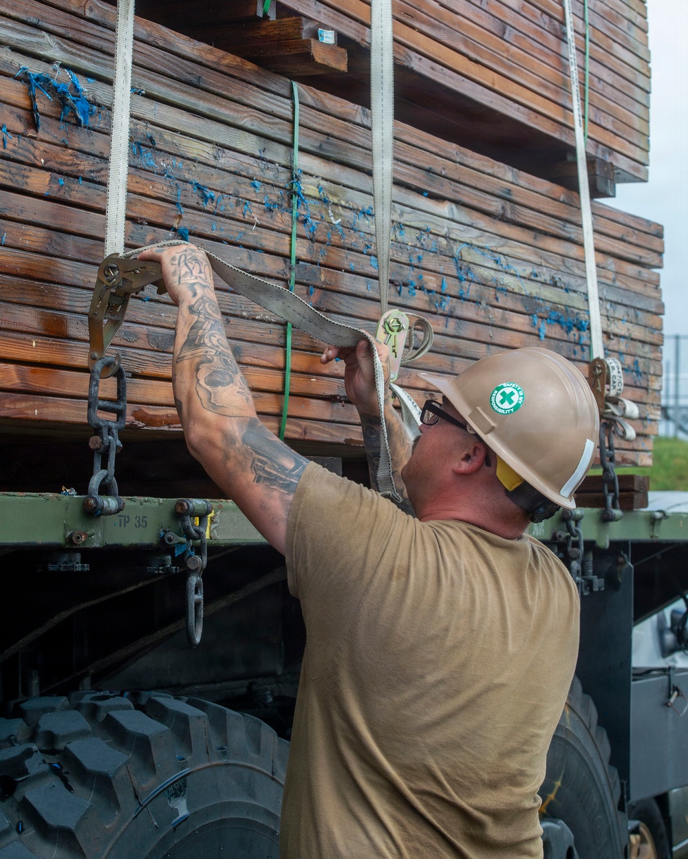 U.S. Armed Forces Help Rebuild Saipan After Sinlaku
