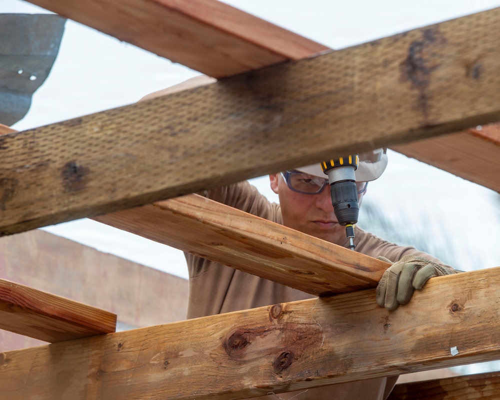 U.S. Armed Forces Help Rebuild Saipan After Sinlaku