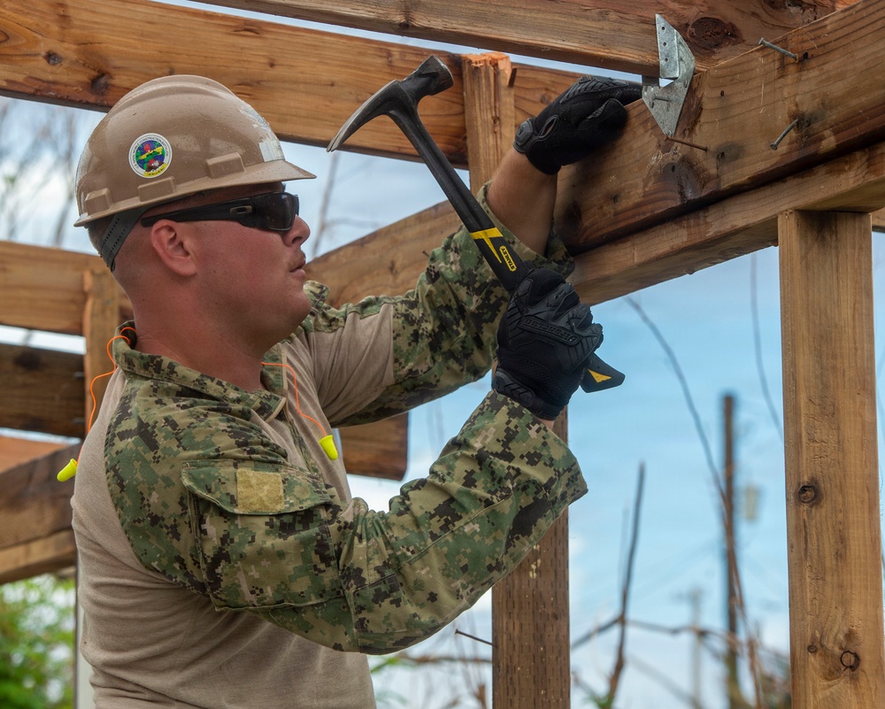 U.S. Armed Forces Help Rebuild Saipan After Sinlaku