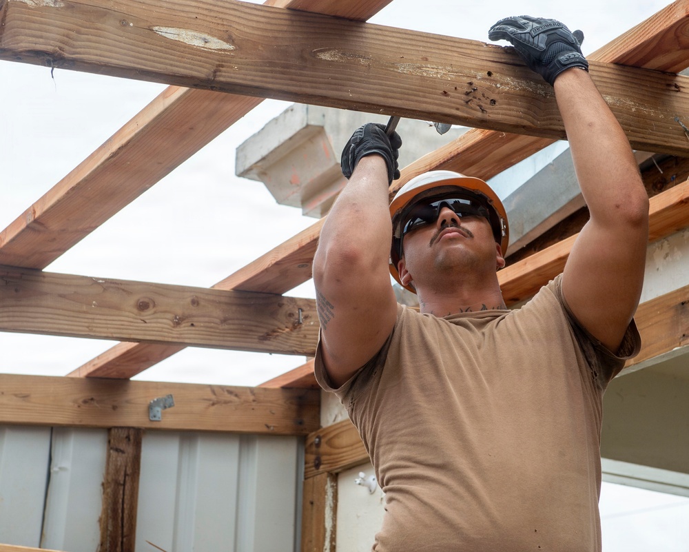 U.S. Armed Forces Help Rebuild Saipan After Sinlaku
