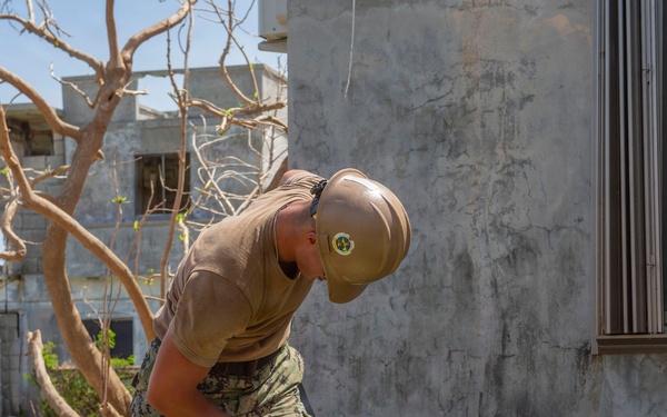 U.S. Armed Forces Help Rebuild Saipan After Sinlaku