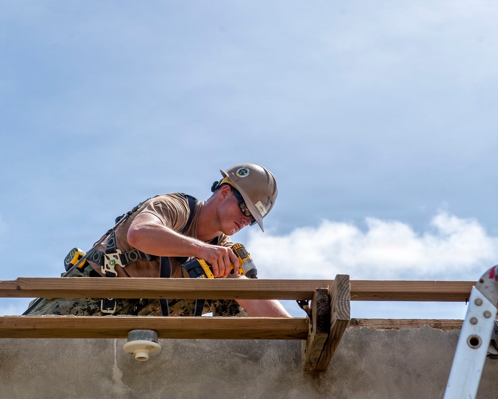 U.S. Armed Forces Help Rebuild Saipan After Sinlaku