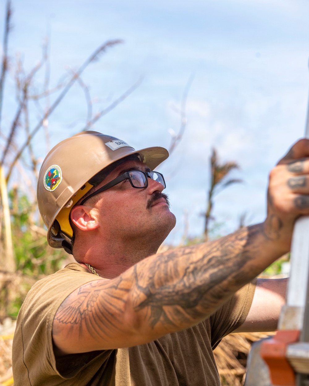 U.S. Armed Forces Help Rebuild Saipan After Sinlaku
