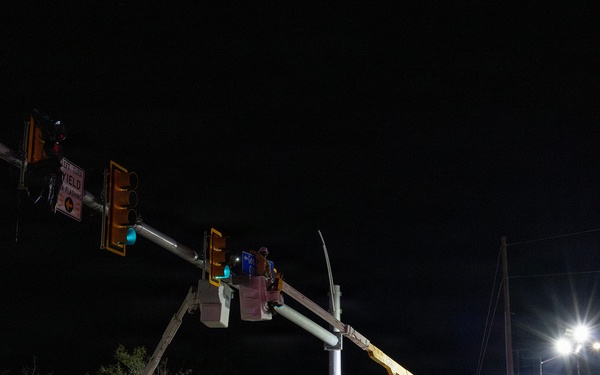 Overnight traffic shift moves drivers onto new Deep Creek Bridge span