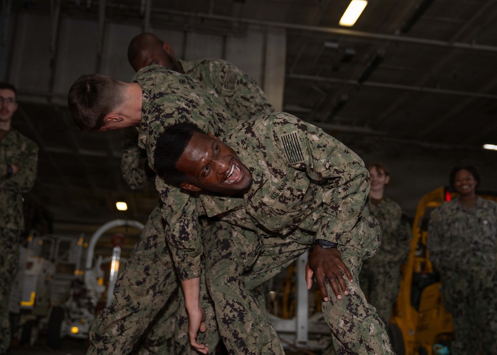 IKE conducts flight deck certification in the Atlantic Ocean