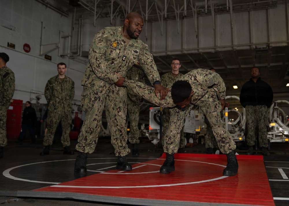 IKE conducts flight deck certification in the Atlantic Ocean