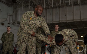 IKE conducts flight deck certification in the Atlantic Ocean