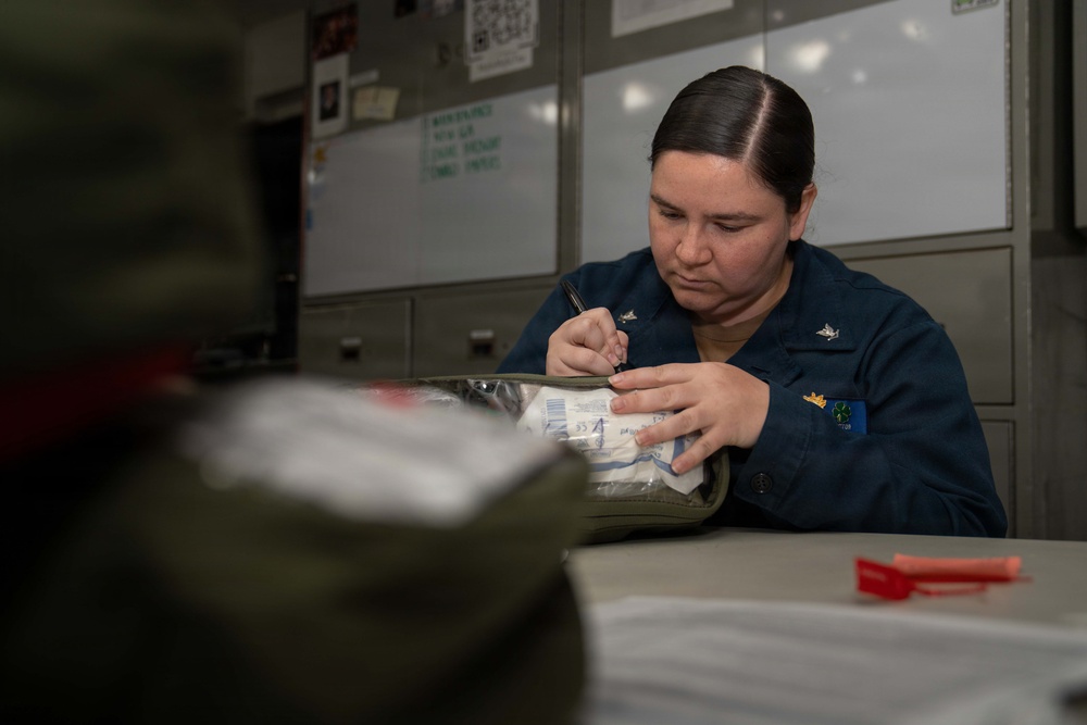IKE conducts flight deck certification in the Atlantic Ocean
