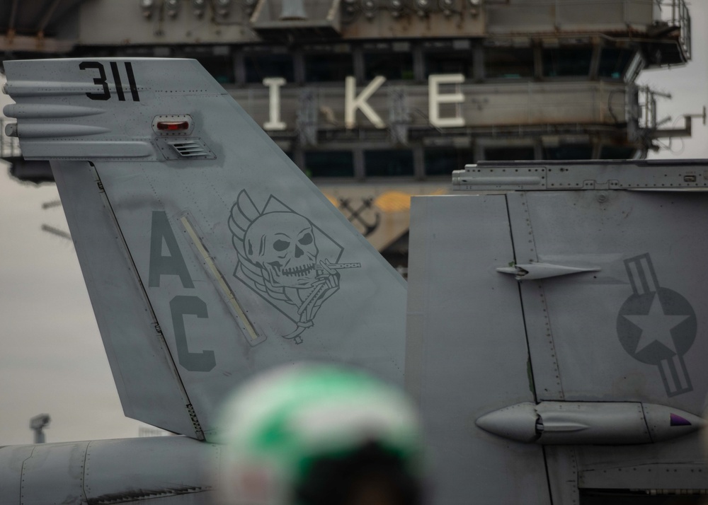 IKE conducts flight deck certification in the Atlantic Ocean