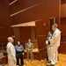 Navy Band Great Lakes sailors pay a visit to the University of Kansas