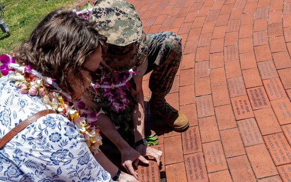 Bricks on The Ground; MCBH Honors Beaven