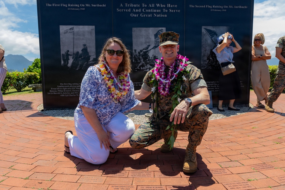 Bricks on The Ground; MCBH Honors Beaven