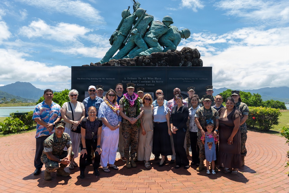 Bricks on The Ground; MCBH Honors Beaven
