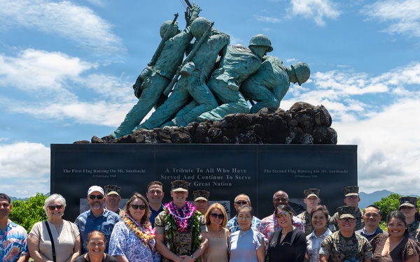 Bricks on The Ground; MCBH Honors Beaven