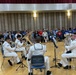 Navy Band Great Lakes sailors pay a visit to the University of Kansas
