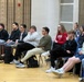 Navy Band Great Lakes sailors pay a visit to the University of Kansas