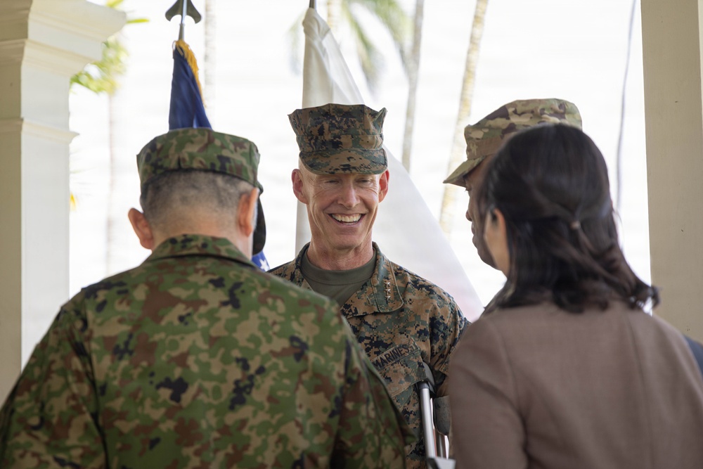 USARPAC, JSDF, MARFORPAC, Leaders participate in the Signing of the Minutes