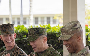USARPAC, JSDF, MARFORPAC, Leaders participate in the Signing of the Minutes