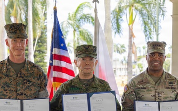USARPAC, JSDF, MARFORPAC, Leaders participate in the Signing of the Minutes