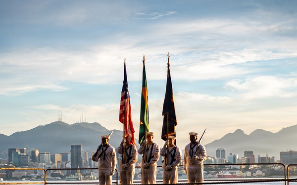 Nimitz Hosts Brazilian Distinguished Visitors