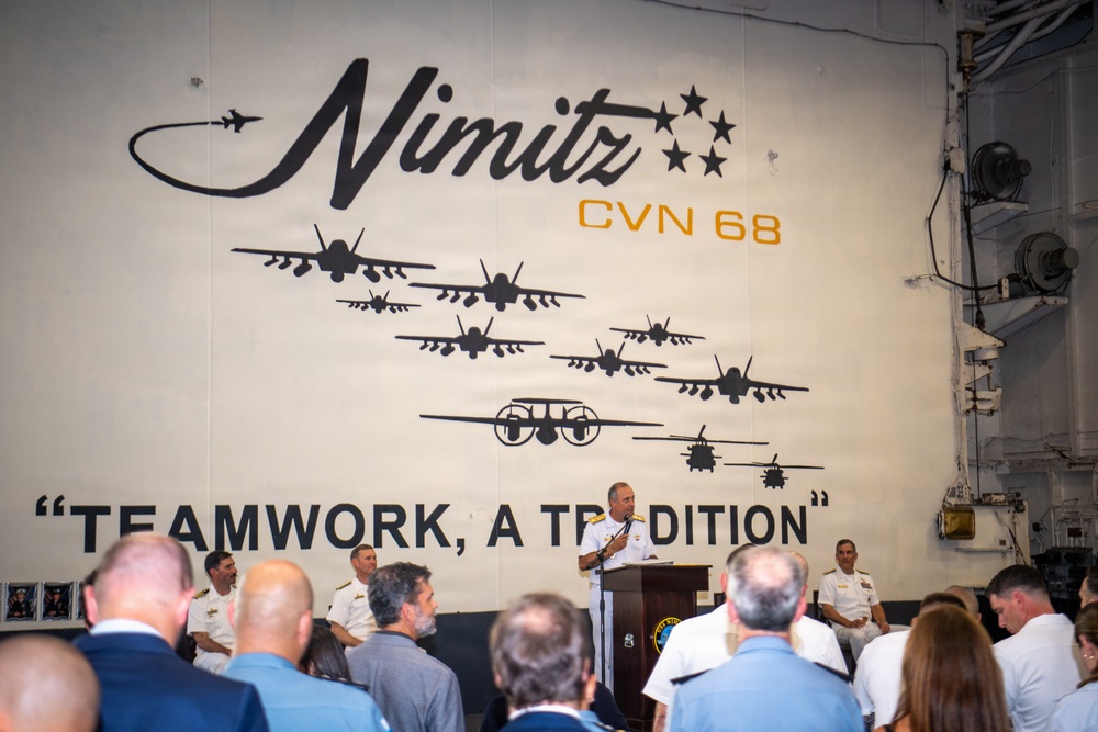 Nimitz Hosts Brazilian Distinguished Visitors