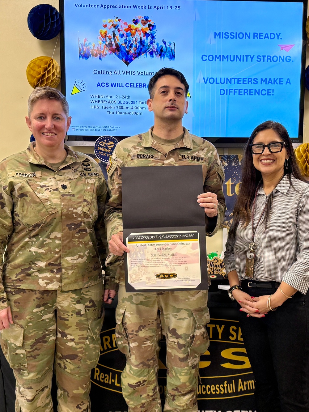 USAG Okinawa celebrates ACS volunteers