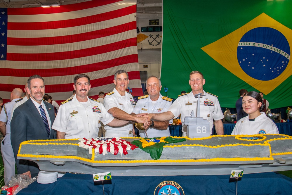 Nimitz Hosts Brazilian Distinguished Visitors