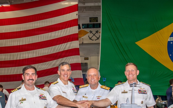 Nimitz Hosts Brazilian Distinguished Visitors