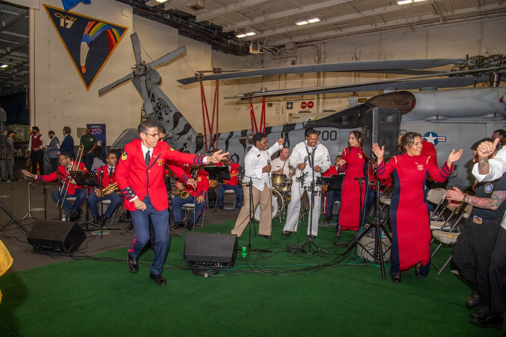 Nimitz Hosts Brazilian Distinguished Visitors