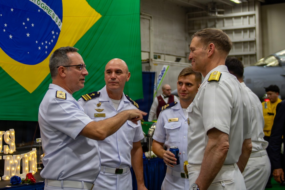 Nimitz Hosts Brazilian Distinguished Visitors