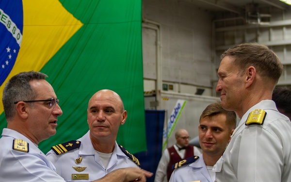 Nimitz Hosts Brazilian Distinguished Visitors
