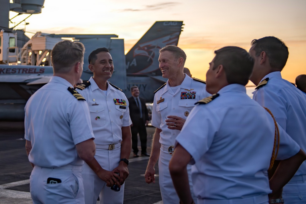 Nimitz Hosts Brazilian Distinguished Visitors