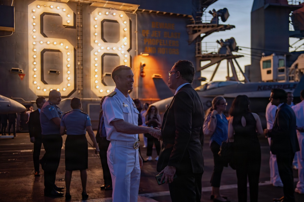 Nimitz Hosts Brazilian Distinguished Visitors