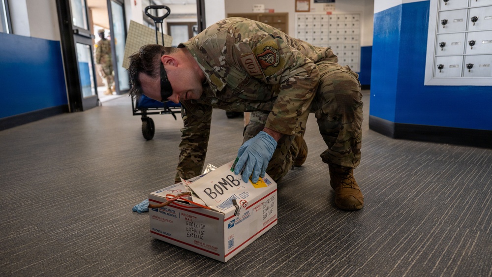 Osan Airmen Respond to Simulated Bomb Threat Exercise