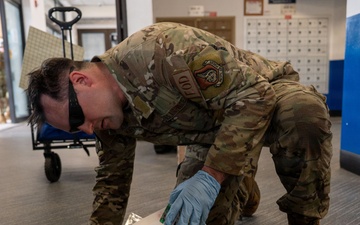 Osan Airmen Respond to Simulated Bomb Threat Exercise