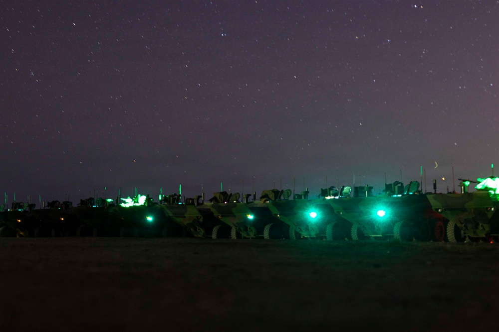 13th MEU Marines Participate in a Mechanized Raid