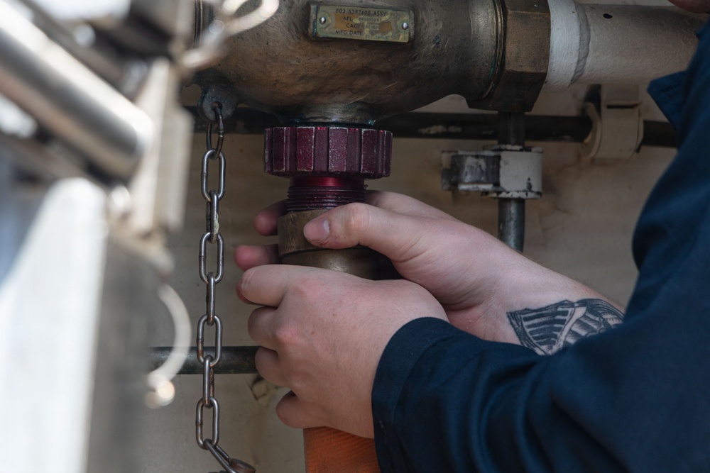 USS Portland Sailors Conduct Routine Operations
