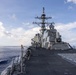 USS Mustin conducts a "killer tomato" inflatable surface target live-fire exercise