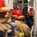 USS Mustin conducts a general quarters drill