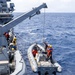 USS Mustin conducts boat operations