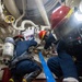 USS Mustin conducts a general quarters drill