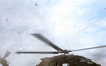 U.S. Army Soldiers conduct MEDEVAC training with 3rd Infantry Division