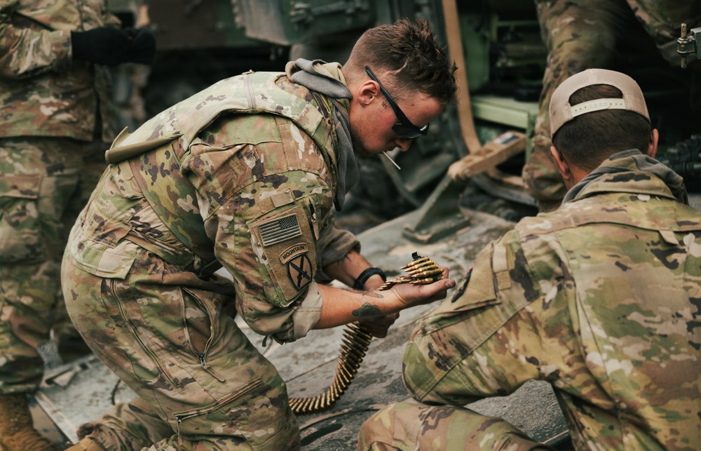 370th CEC‑A Bradley Gunnery