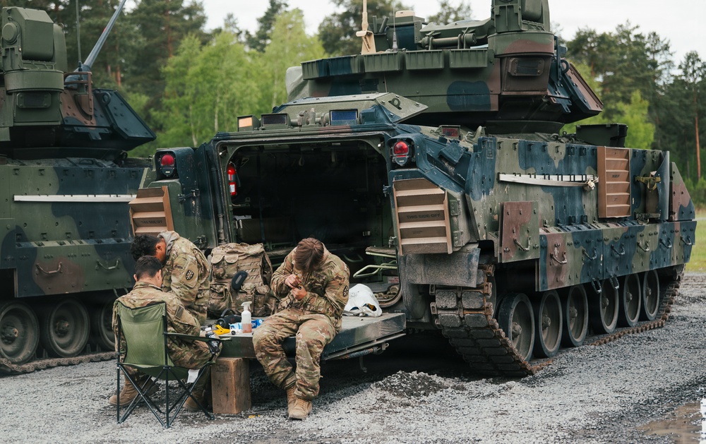 370th CEC‑A Bradley Gunnery