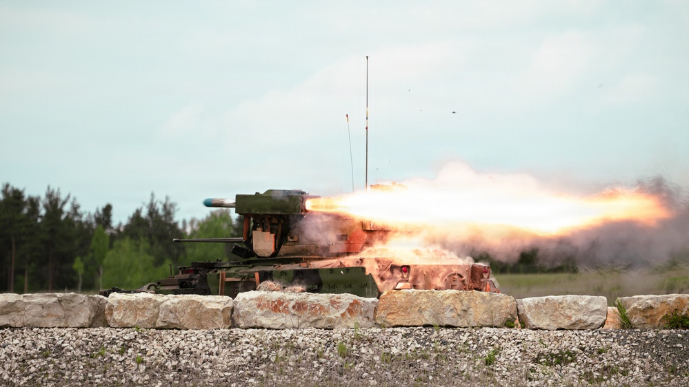 370th CEC‑A Bradley Gunnery