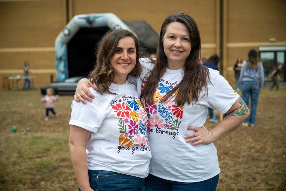 492 FGS, Key Support Liaisons hold morale event for military spouses and families