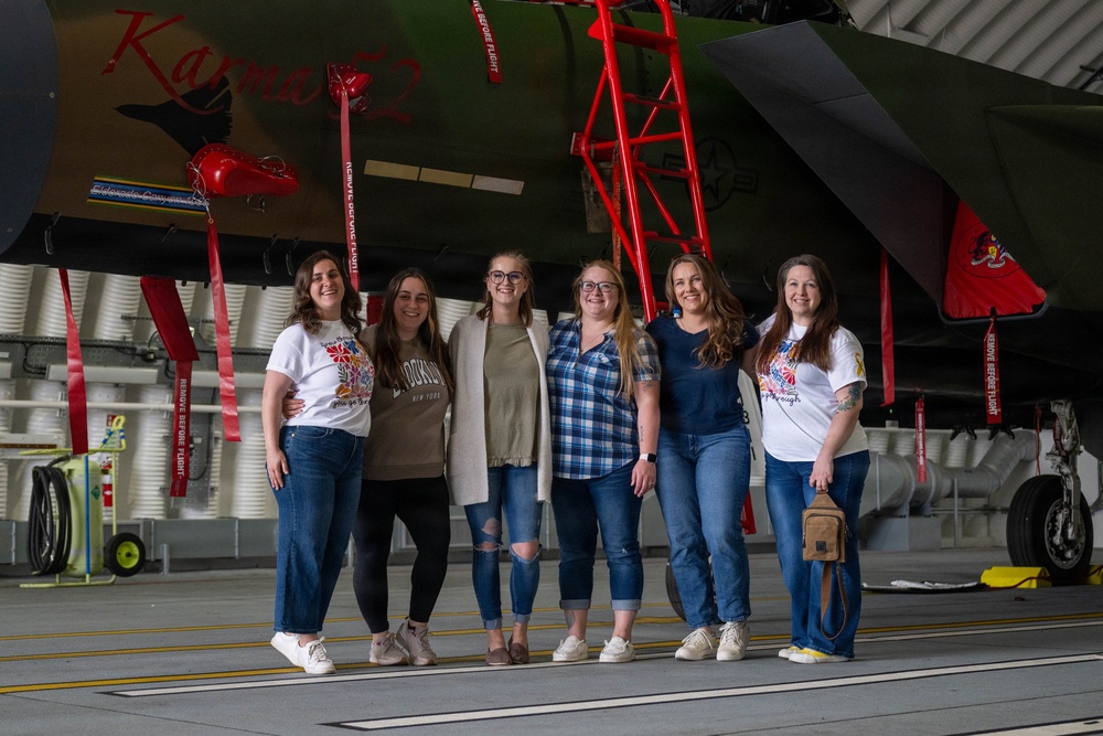 492 FGS, Key Support Liaisons hold morale event for military spouses and families