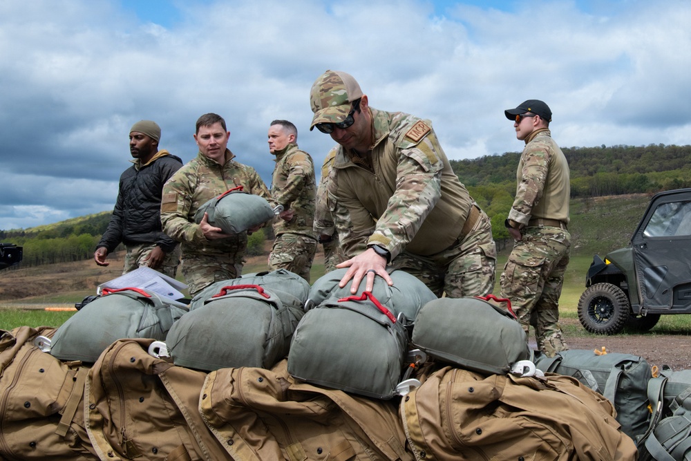 Joint Airborne Operations: DLA Distribution riggers join 148th ASOS to conduct static line jump