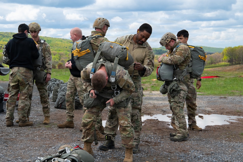 Joint Airborne Operations: DLA Distribution riggers join 148th ASOS to conduct static line jump